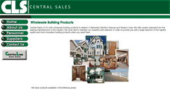 Desktop Screenshot of centrallumber.com